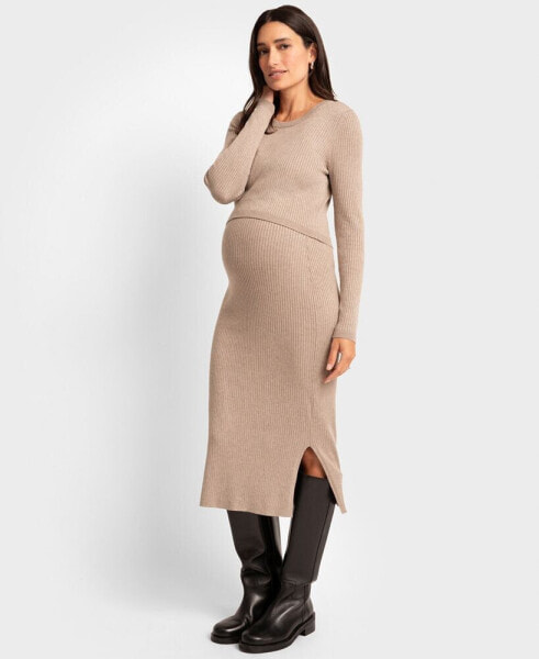 Women's Layered Sweater Dress