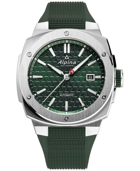 Часы Alpina Alpiner Green Rubber 41mm