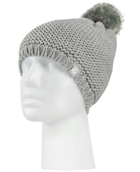 Paris Purl Stitch Pom-Pom Hat