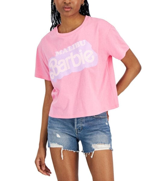 Juniors' Malibu Barbie Short-Sleeve T-Shirt