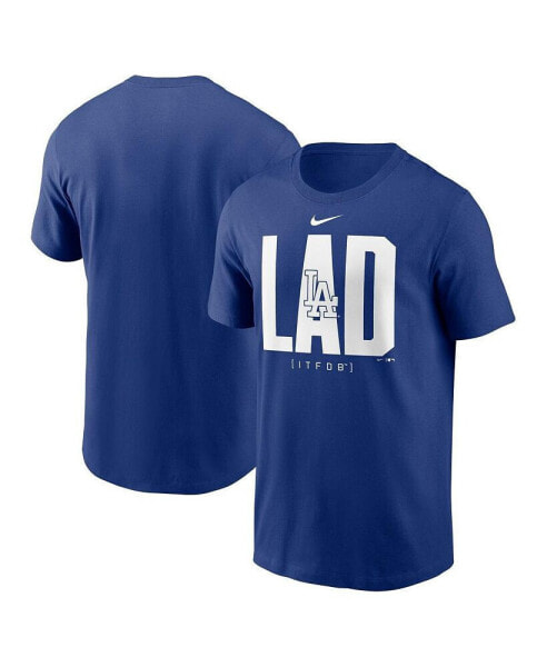 Men's Royal Los Angeles Dodgers Scoreboard T-Shirt