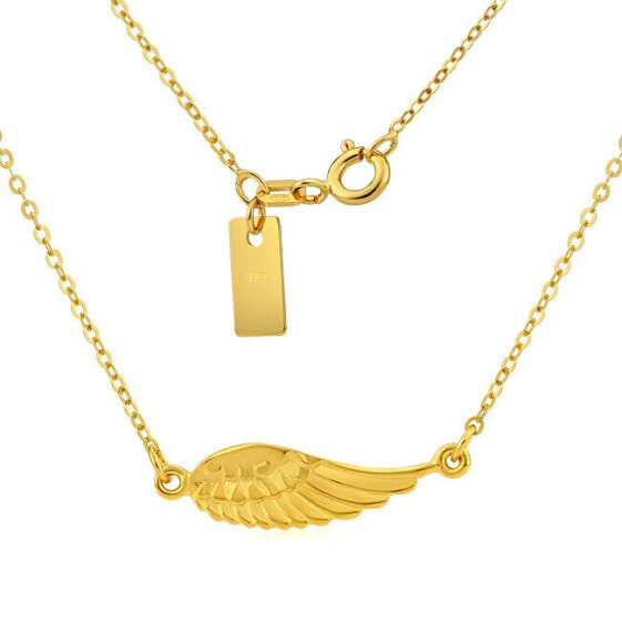 Gold plated necklace Angel wing SMJN15KJ4