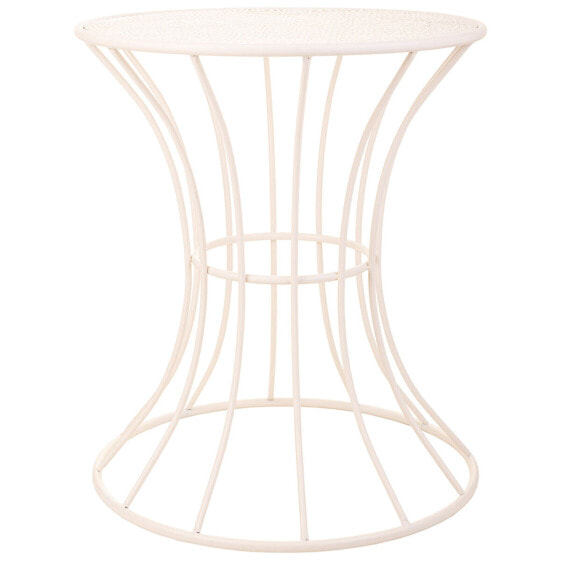 Side table Alexandra House Living White Iron 20 x 50 x 21 cm