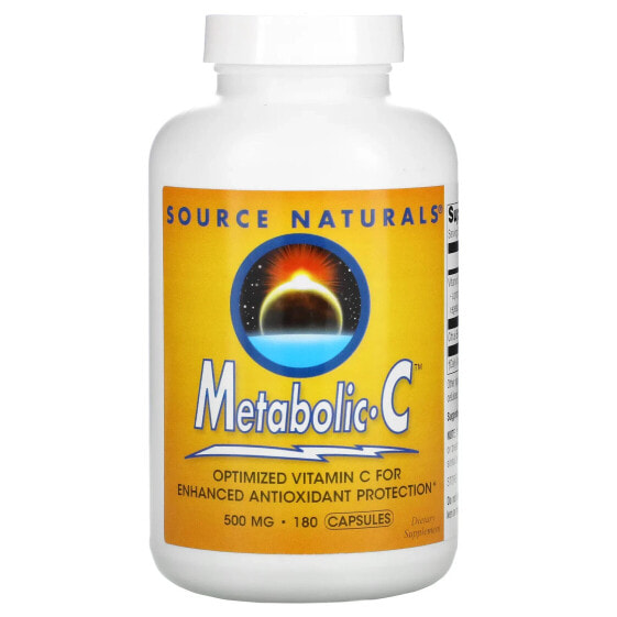 Metabolic C, 500 mg, 180 Capsules