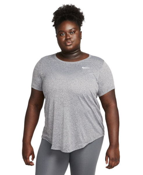 Plus Size Active Dri-FIT Women's Short-Sleeve Logo T-Shirt