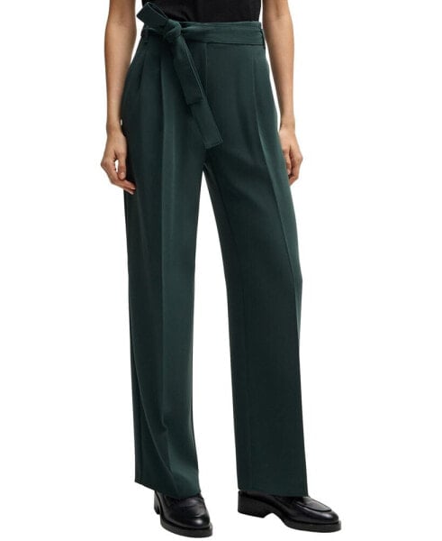 Women’s Crease-Resistant Relaxed-Fit Trousers