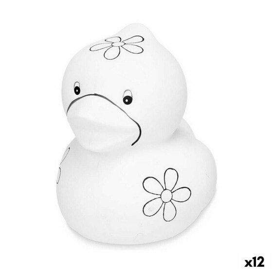 Paint Your Own Money Box Duck 9,2 x 12 x 10,2 cm Ceramic (12 Units)