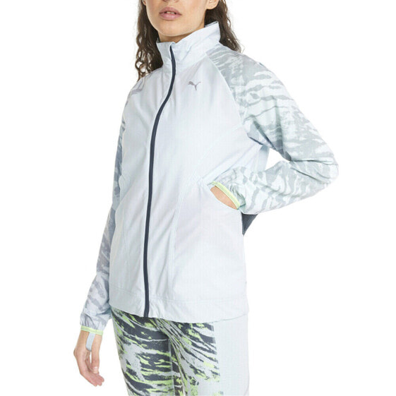 Puma Ultraweave S Marathon Full Zip Running Jacket Womens Size L Casual Athleti