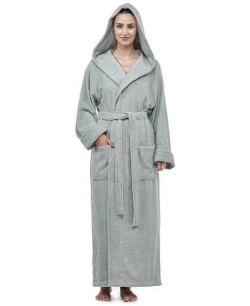 Халат Arus Hooded Turkish Cotton Long-Length