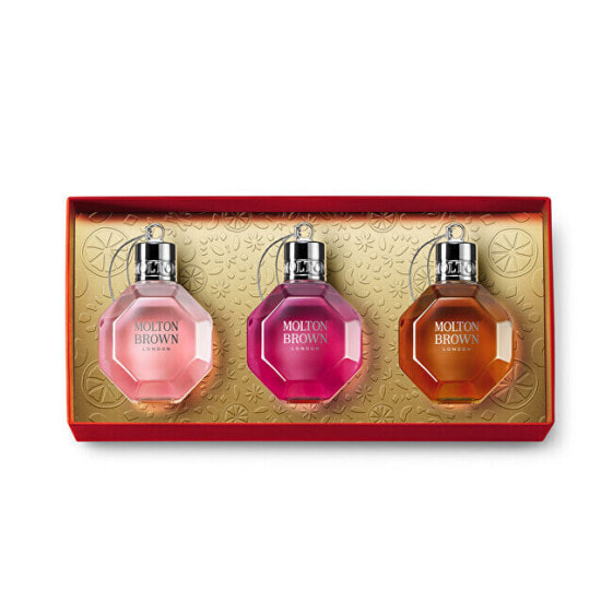 Festive Bauble shower gel gift set