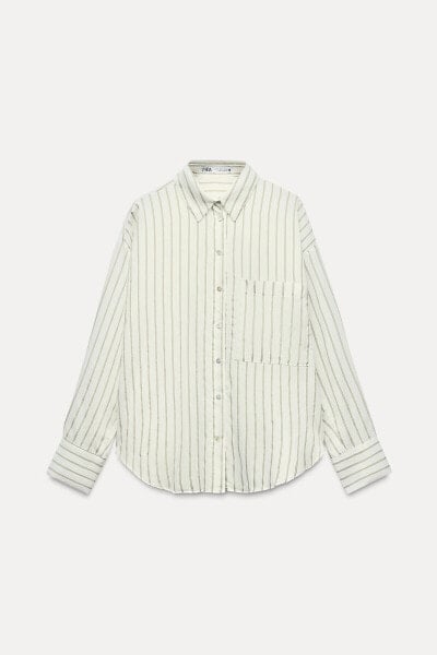 STRIPED FLOWING SHIRT