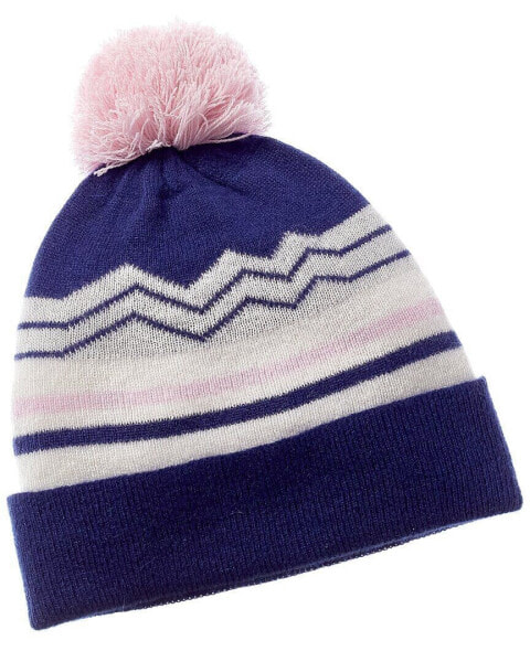 Qi Cashmere Mountain Ski Cashmere Hat Women's Blue