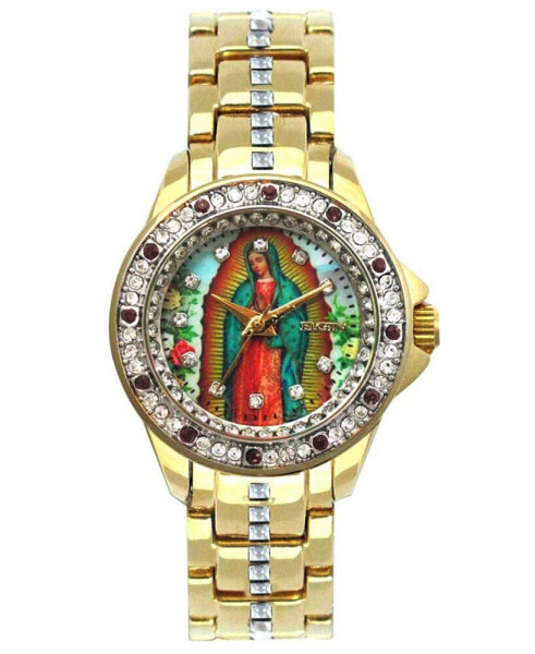 Часы Elgin Our Lady of Guadalupe Gold-Tone Women's Watch
