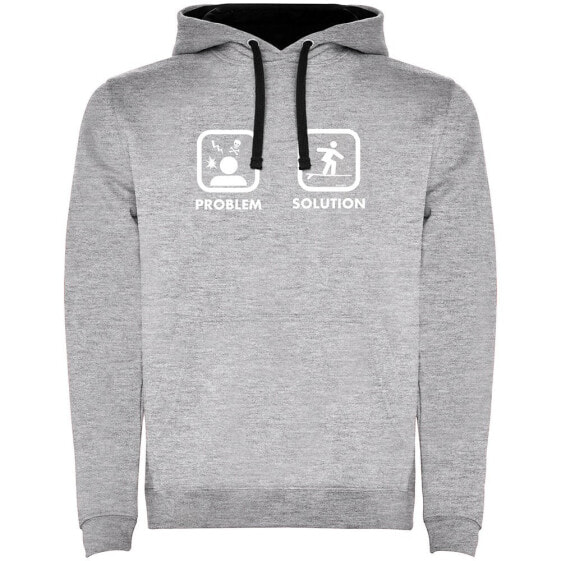 KRUSKIS Surf Problem Solution Surf Two-Colour hoodie