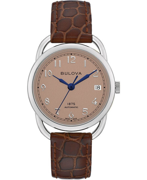 Наручные часы Timberland mens 3 Hands Brown Genuine Leather Strap Watch 44mm.