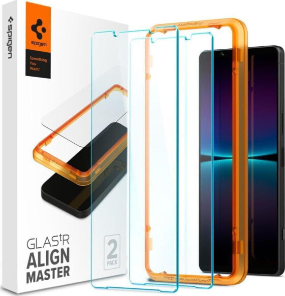 Spigen SZKŁO HARTOWANE SPIGEN ALM GLAS.TR SLIM 2-PACK SONY XPERIA 1 IV