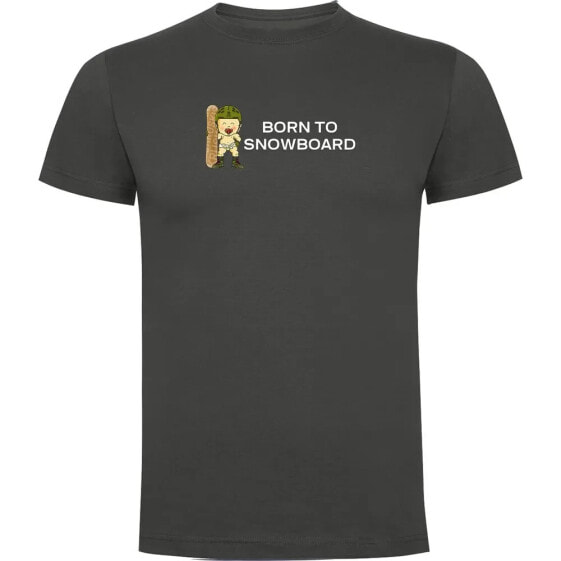 KRUSKIS Born To Snowboard short sleeve T-shirt