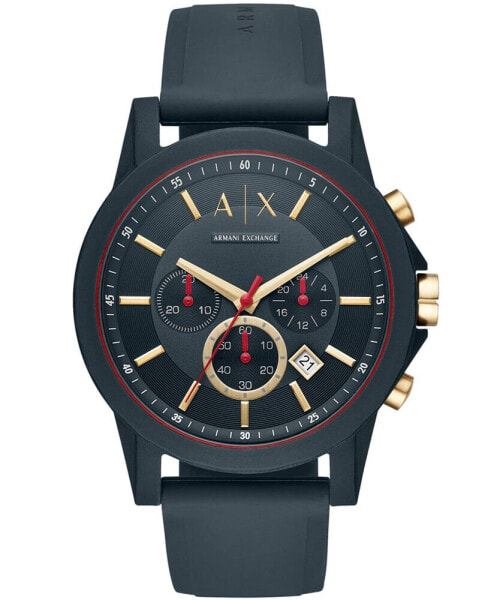 Часы ARMANI EXCHANGE   Blue Silicone Strap Watch