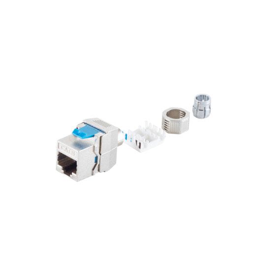 ShiverPeaks BS08-45005 - Flat - Silver - RJ-45 - Terminal - Female - Gold