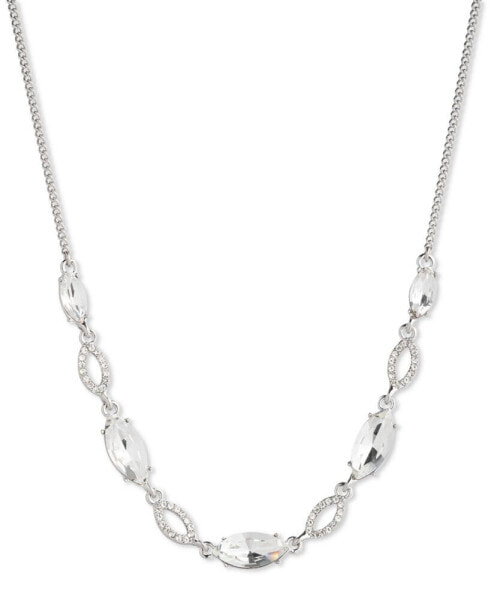 Givenchy pavé & Crystal Statement Necklace, 16" + 3" extender