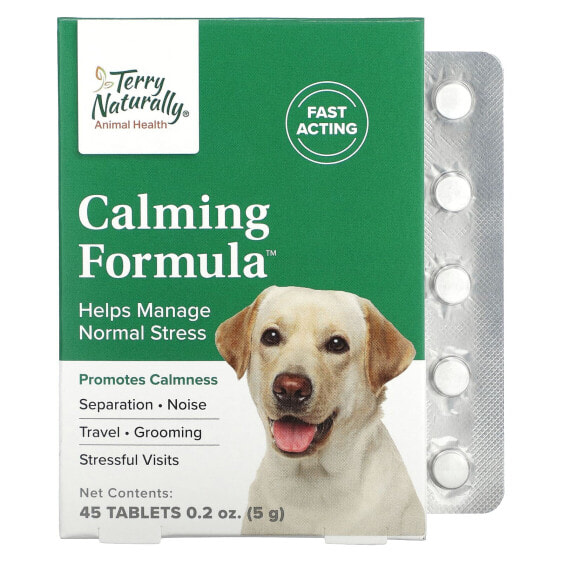Добавка успокаивающая Terry Naturally для собак, 45 таблеток, 5 г