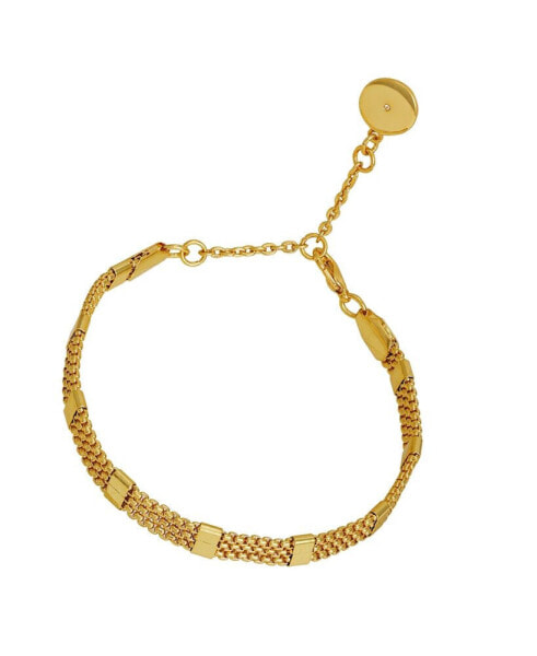 Gold-Tone Box Chain Bracelet, 7.5" + 2" Extender