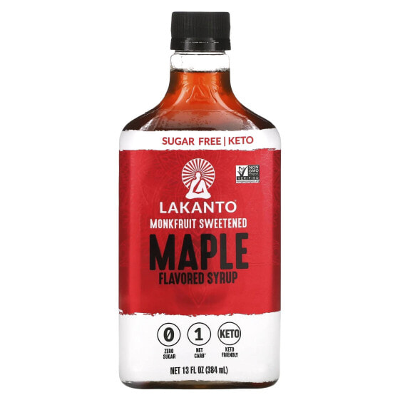 Maple Flavored Syrup, Monkfruit Sweetened, 13 fl oz (384 ml)