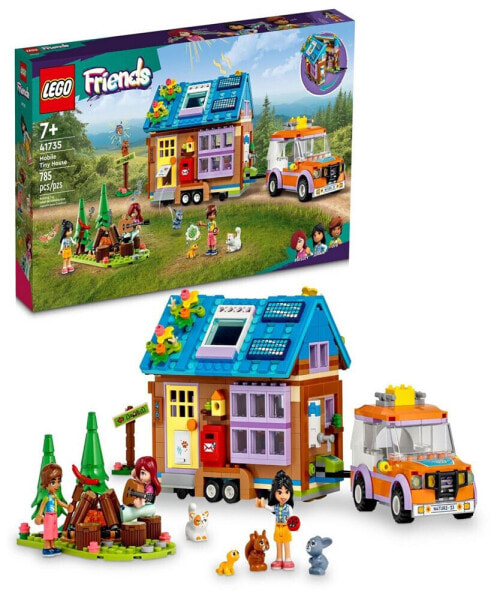 Friends Mobile Tiny House 41735 Building Toy Set with Leo, Liann, Paisley and Pets Figures