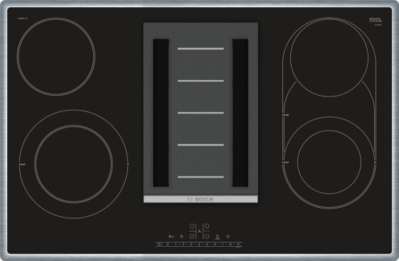 Bosch PKM845F11E - Black - Built-in - Zone induction hob - Glass-ceramic - 2 zone(s) - 2 zone(s)