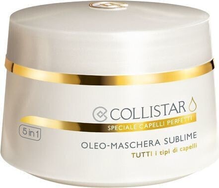 Collistar Sublime Oil Mask Глубоко питательная, восстанавливающая и разглаживающая маска для волос с витамином Е, молочной кислотой и комплексом растительных масел 200 мл