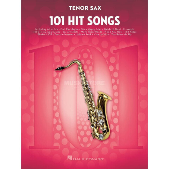 Hal Leonard 101 Hit Songs For Tenor Saxophone