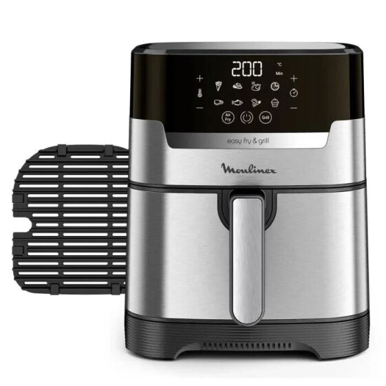 Moulinex First Oil + Grill 4,2 l Einstellbare Temperatur 8 Automatische Programme Timer Digital Air Fryer EZ505D10