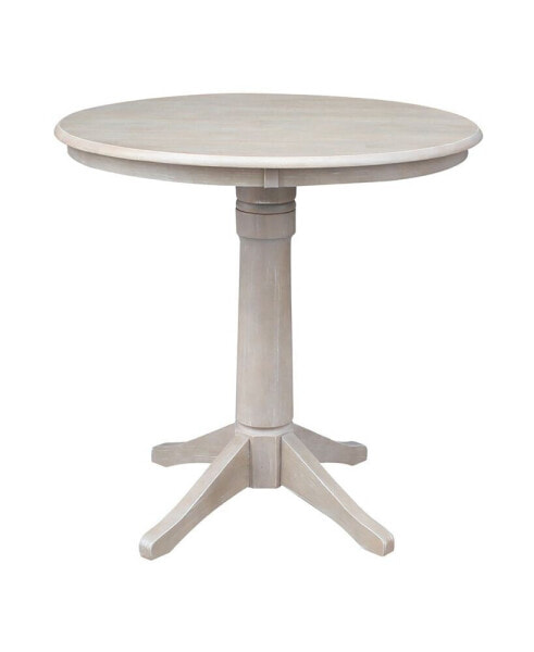 36" Round Top Pedestal Table - 34.9"H