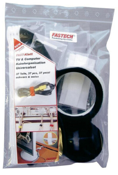 FASTECH 574-SET-BAG - Black,White - Blister