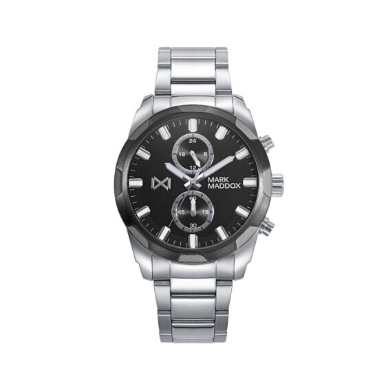 Часы мужские MARK MADDOX HM0132-57 Чёрный Серебристый Ø 43 мм