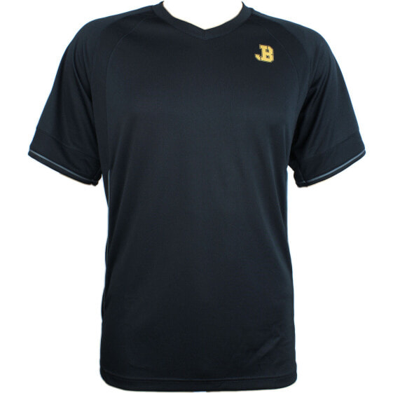 ASICS Jb VNeck Short Sleeve T-Shirt Mens Black Casual Tops JB2875-90
