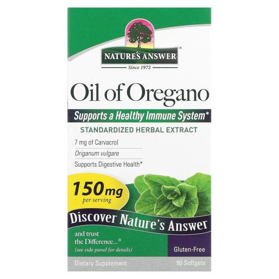Oil of Oregano, 150 mg, 90 Softgels