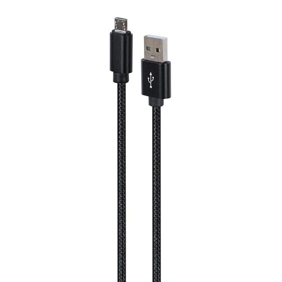 Кабель Micro USB—USB GEMBIRD CCDB-mUSB2B-AMBM-6 Чёрный 1,8 m