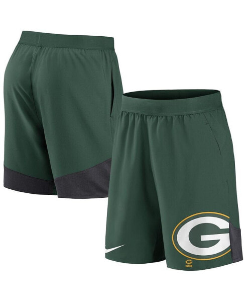 Шорты Nike мужские Зеленые Green Bay Packers Stretch Performance