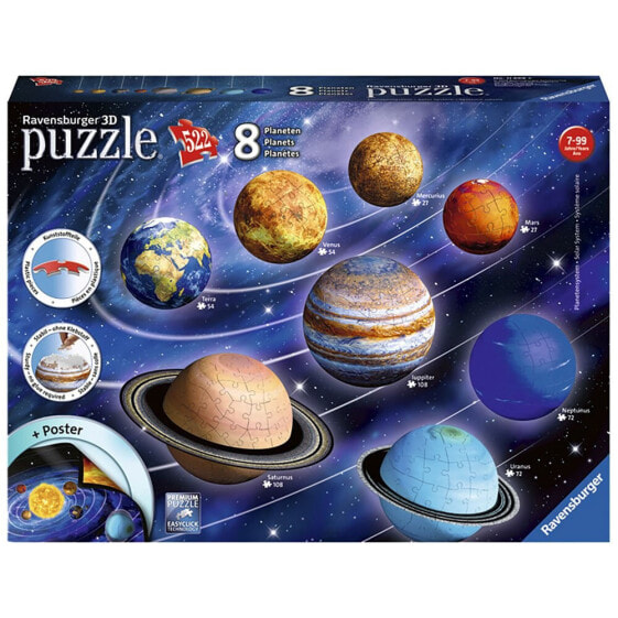 RAVENSBURGER 3D Planetary System Puzzle