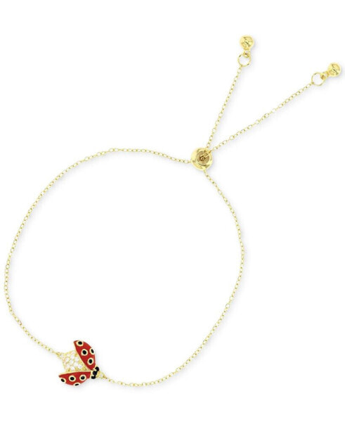 Браслет Macy's Enamel Ladybug Bolo.