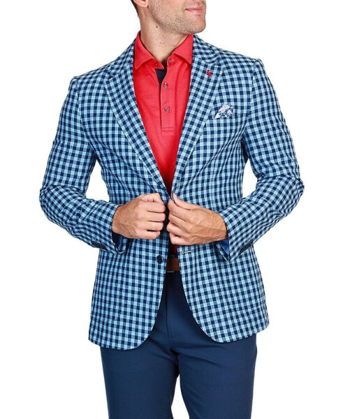 Men's Gingham Check Sportcoat