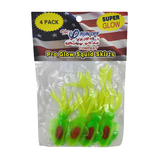 Run Off Lures Pro Glow Squid Skirts