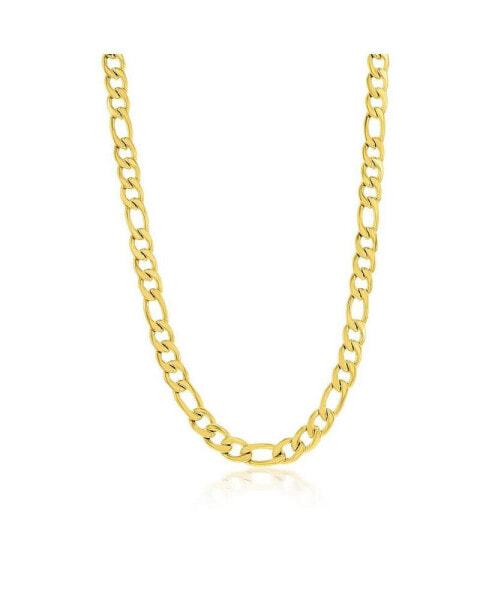 Stainless Steel Figaro Chain Necklace