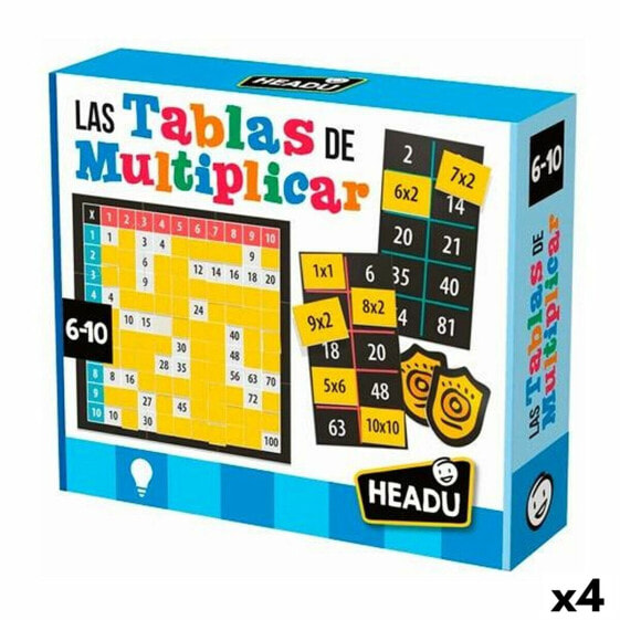 Образовательный набор HEADU Tablas de multiplicar (4 штук)