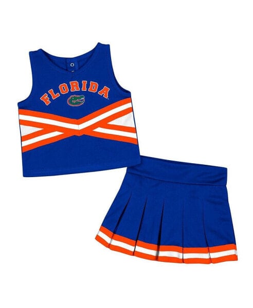 Спортивный костюм для девочек Colosseum Флорида Gators Royal Carousel Cheerleader