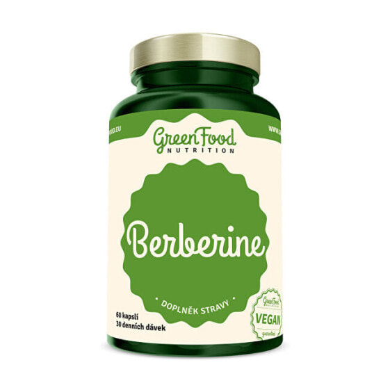 GreenFood Nutrition Berberine Берберин - алкалоид для повышения иммунитета и детоксикации 60 капсул
