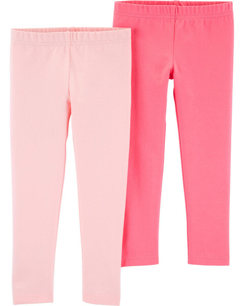 Toddler 2-Pack Pink Leggings Set 2T