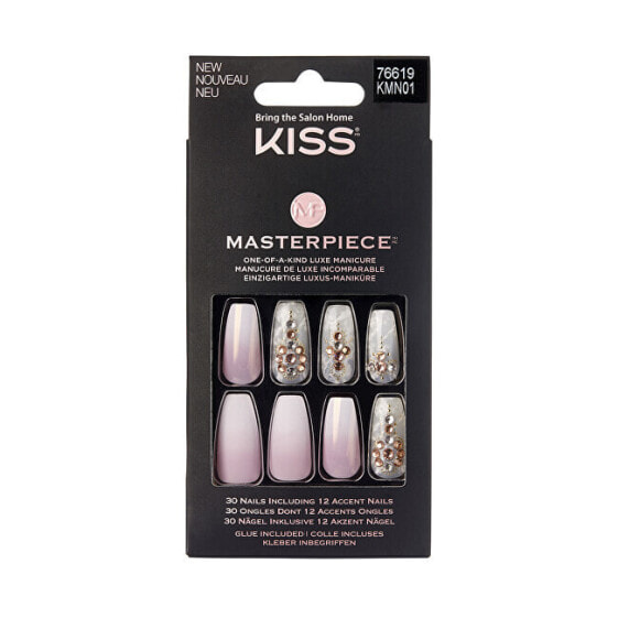 Накладные ногти Kiss Masterpiece Nails Kitty Gurl, 30 шт.
