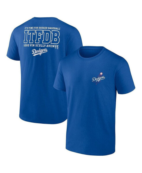 Men's Royal Los Angeles Dodgers Iconic Bring It T-shirt